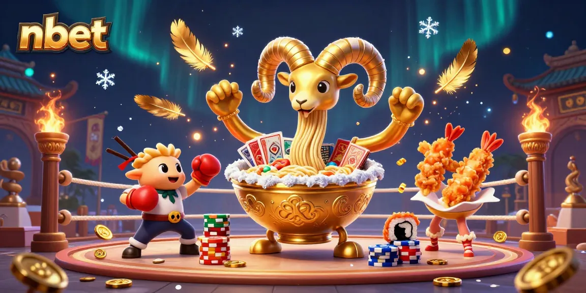 Join the nbet casino fun as the ramen bowl and friends deal cards and stack chips!