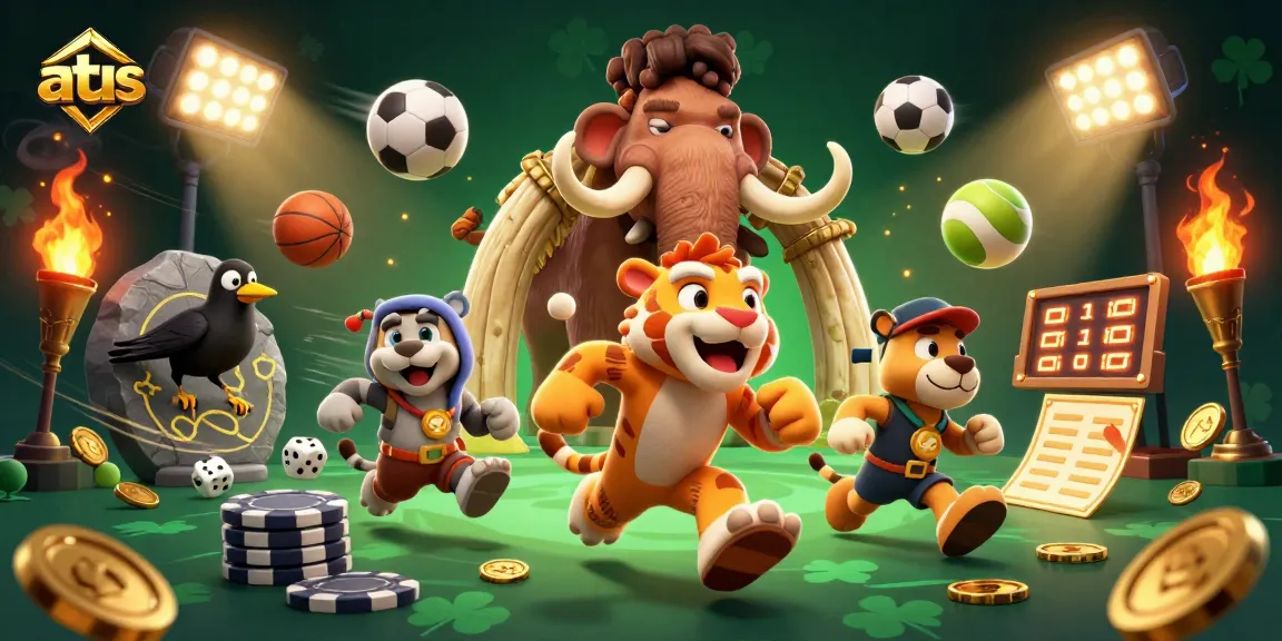 Experience thrilling gaming at atas casino with dynamic sports betting and engaging 3D characters.