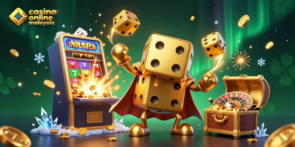 Engage in thrilling gameplay at casino online Malaysia with vibrant gaming visuals and dynamic characters.