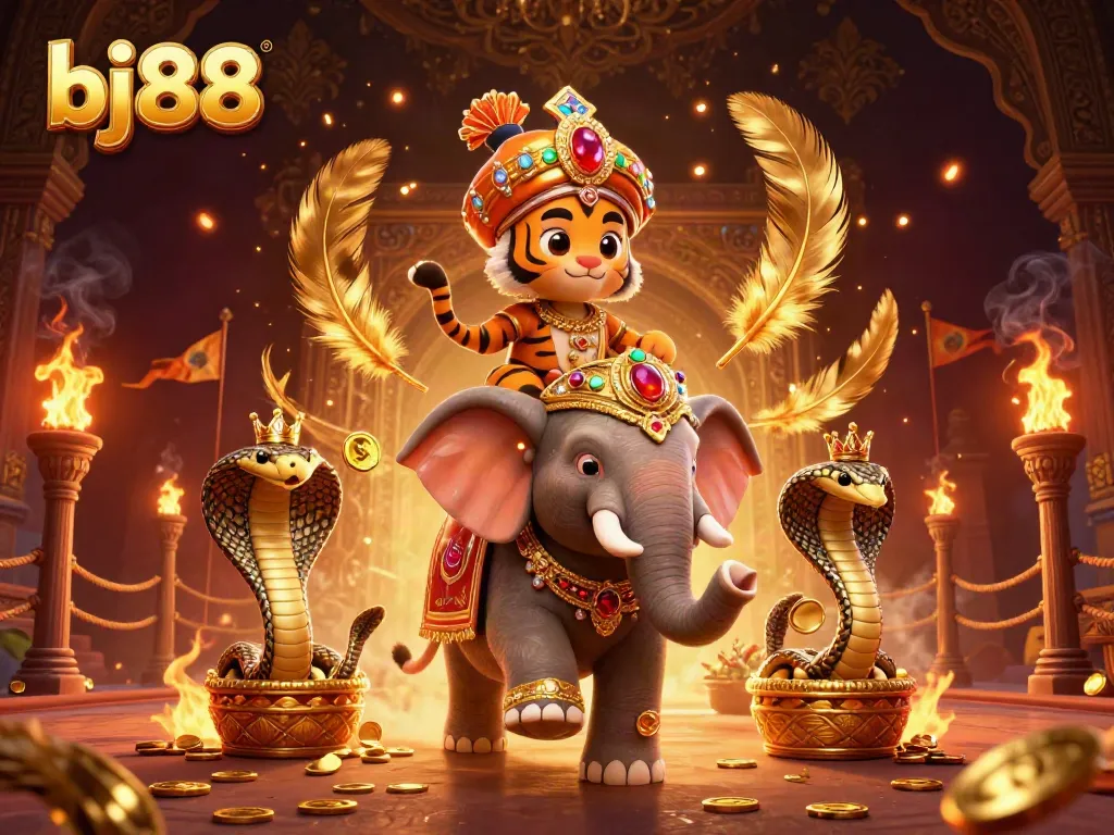 Experience thrilling cockfighting betting action with bj88 in a majestic 3D scene.