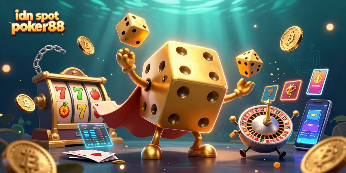 Engage in thrilling gameplay with idn slot poker88 featuring vibrant 3D casino characters and elements.