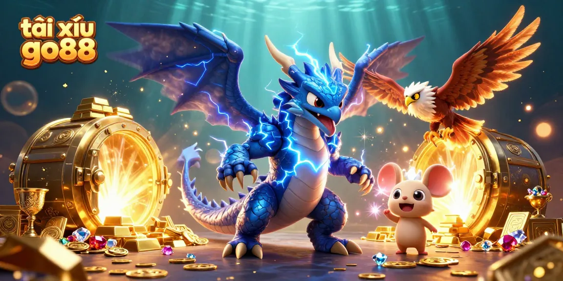 Experience thrilling gameplay at tài xỉu go88 with lively characters and dazzling casino elements.