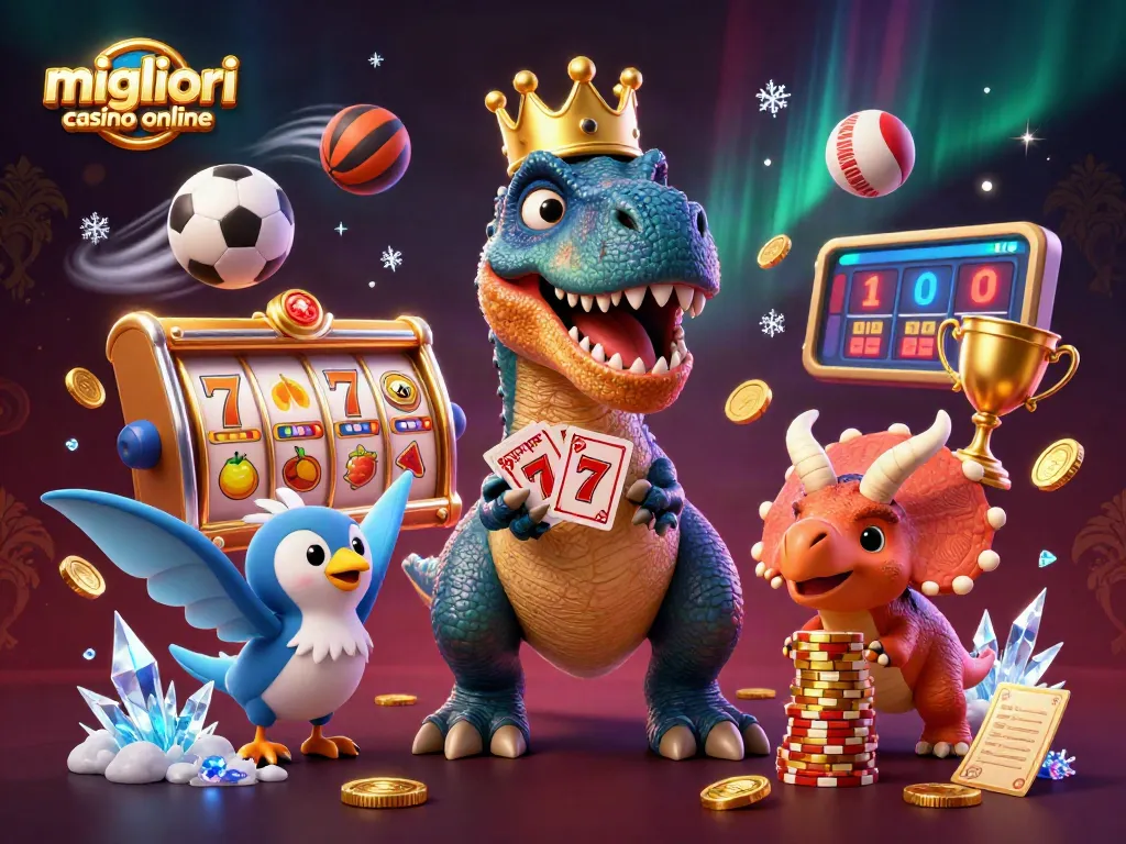 I migliori casino online offrono esperienze emozionanti con giochi di slot e tavoli, animati da un T-Rex che scopre nuove strategie.