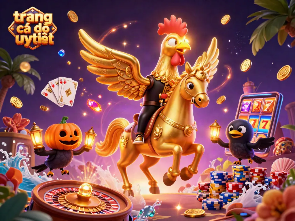 Trang cá độ uy tín với những yếu tố hấp dẫn từ trò chơi casino đầy màu sắc và sự kiện.