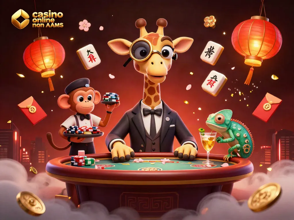 I casinò online non AAMS offrono giochi emozionanti con giraffe e scimmie nei VIP delle scommesse.