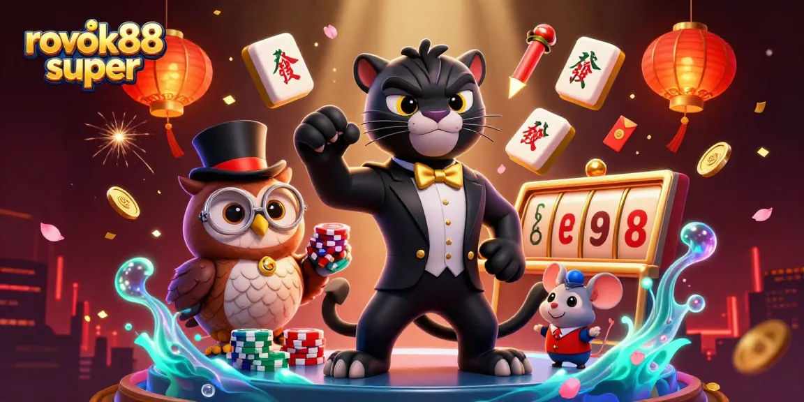 Engage with the festivities of rokok88 super while enjoying slot machines and casino chips.