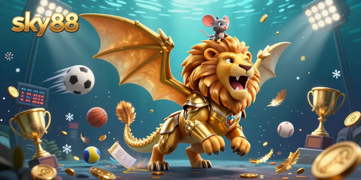 Experience the thrill of sky88 as the triumphant chimera and jockey dominate the sports betting scene.