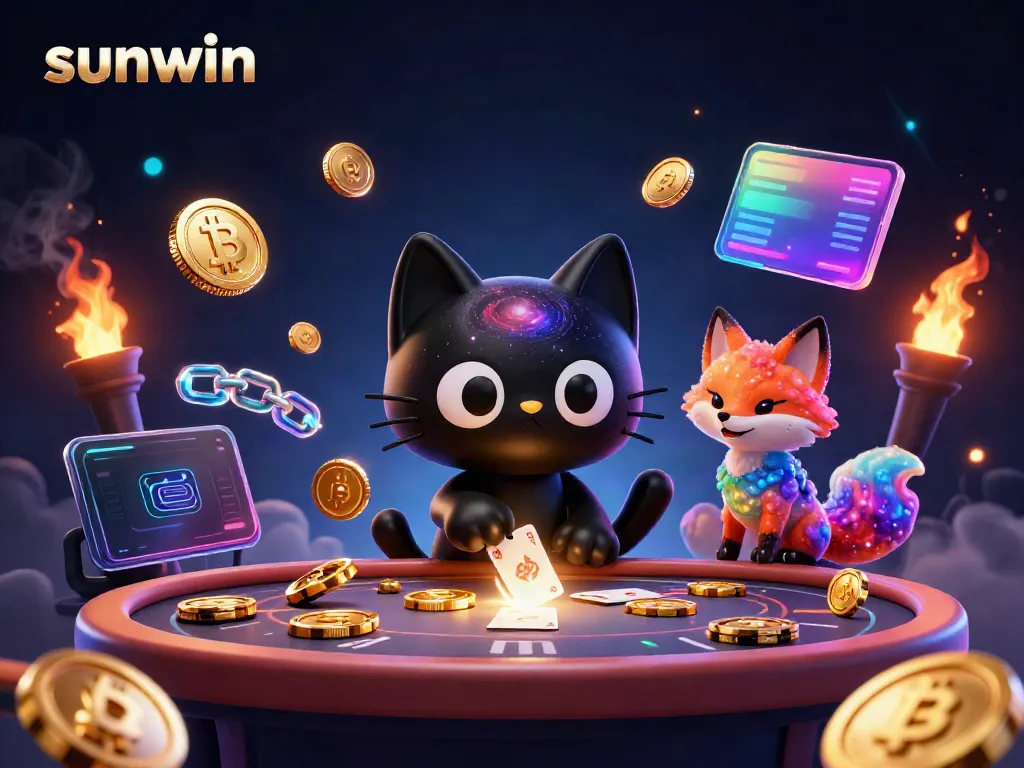 Play exciting games at Sunwin with vibrant cosmic visuals and dynamic characters.