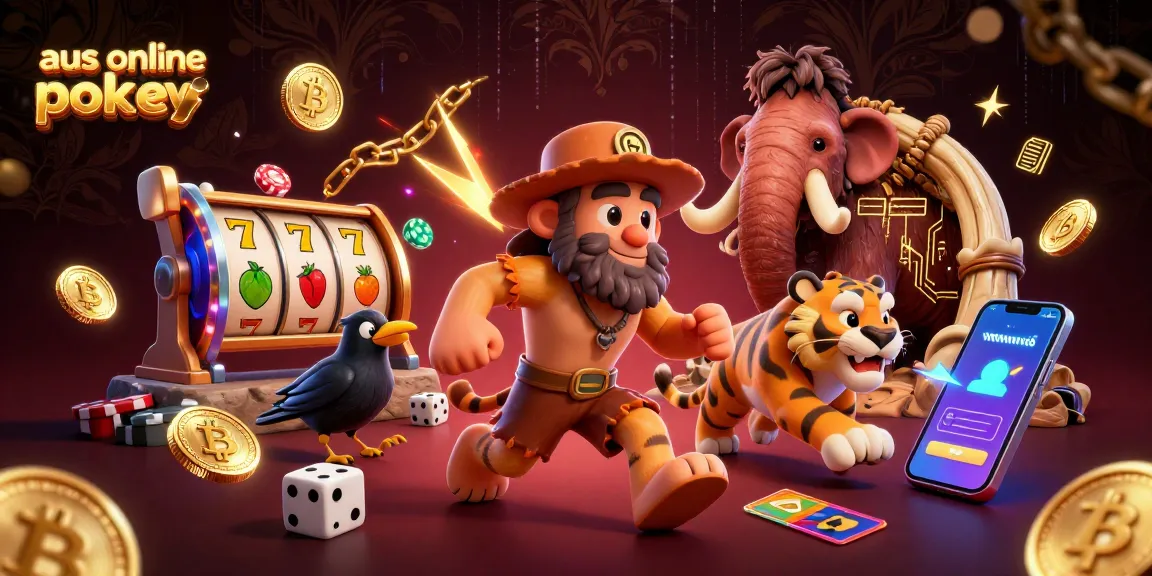 Play exciting aus online pokies with dynamic slot reels and themed characters in a vibrant casino.