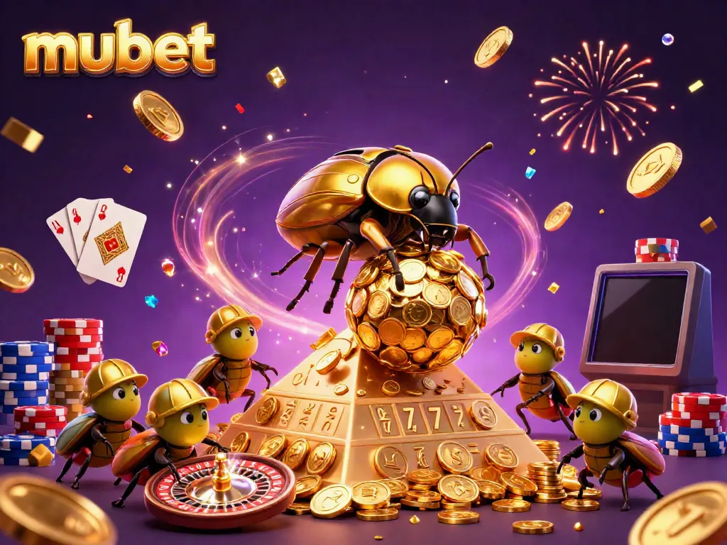 Experience thrilling bets with mubet at a festive casino scene showcasing epic wins and vibrant energy.
