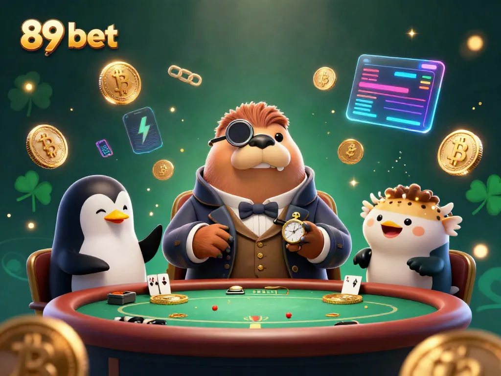 Experience thrilling action at 89 bet's exclusive poker table featuring unique underwater characters.
