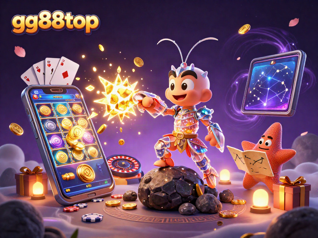 Experience thrilling wins with gg88top in a vibrant 3D casino universe filled with dynamic game elements.