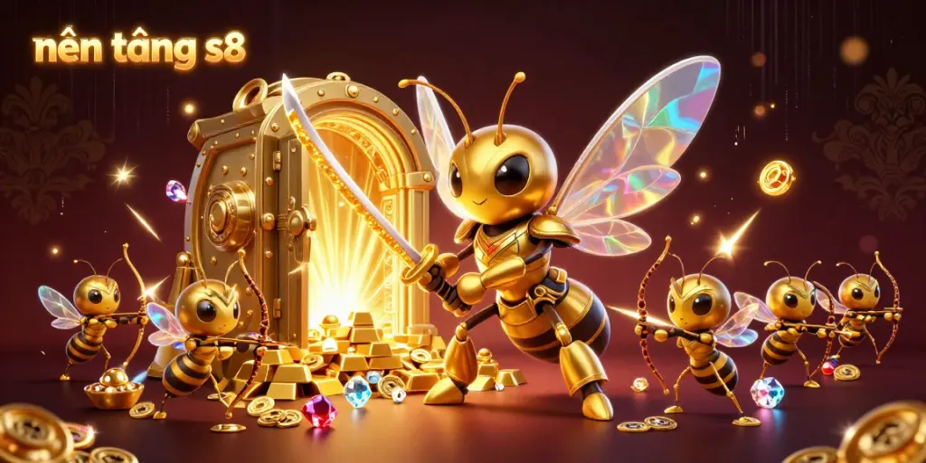 Experience the vibrant gaming world of nền tảng s8 with dynamic characters and rich casino elements.