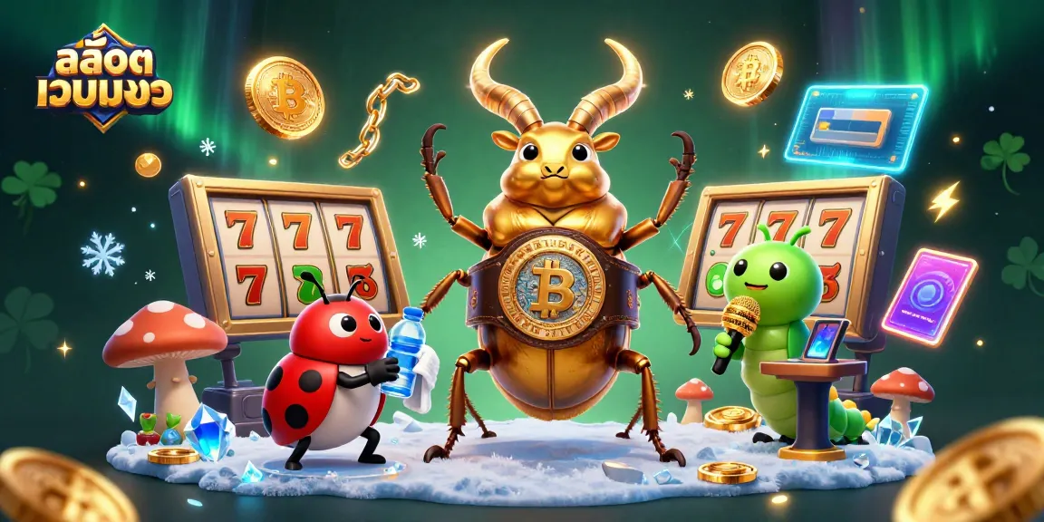 Engage with สล็อตเว็บตรง in an exciting digital slot scene featuring dynamic characters and vibrant casino elements.