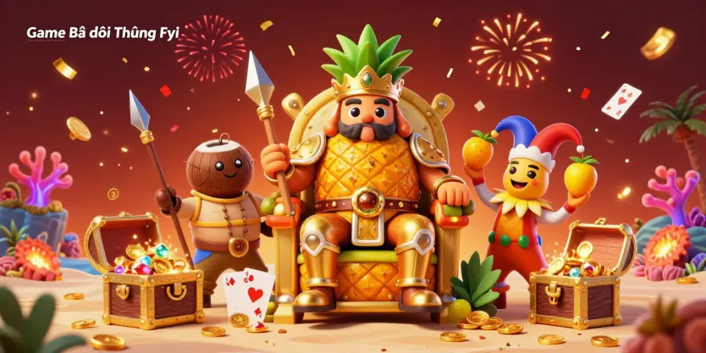 Engage with vibrant slots and rewards at Game Bài Đổi Thưởng Fyi in a lively beach casino.