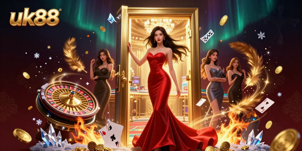 Experience winning at uk88 with exciting live casino action, golden tokens, and a luxurious atmosphere.
