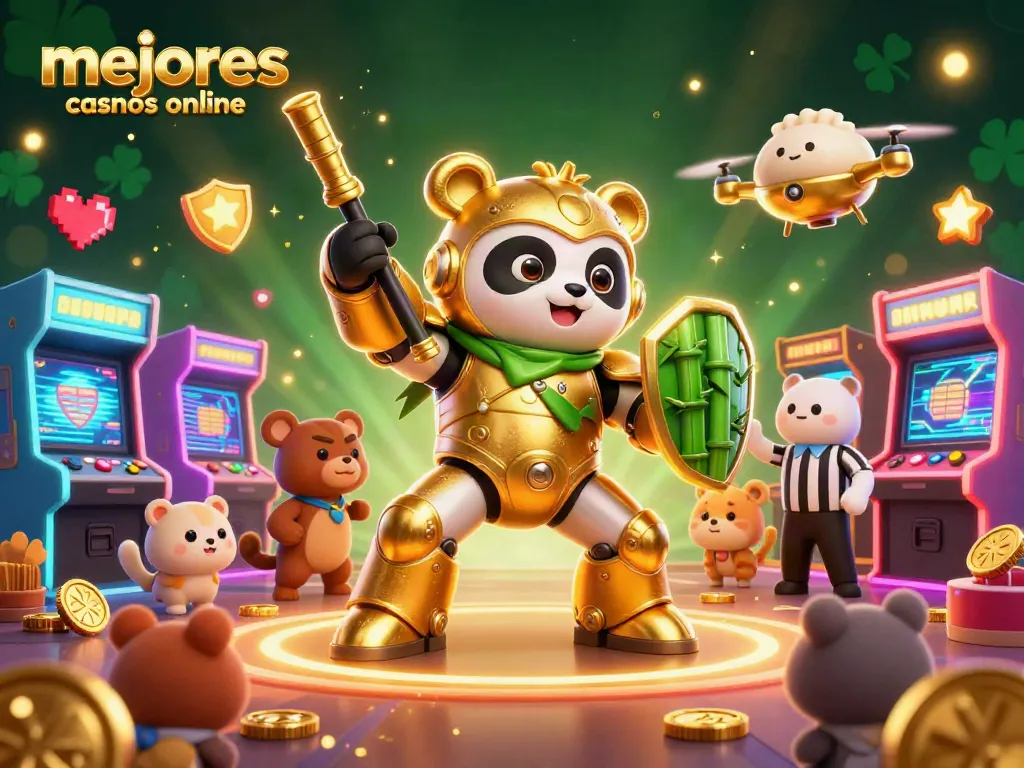 Juega en los mejores casinos online con diversión y emoción en un entorno 3D vibrante y dinámico.