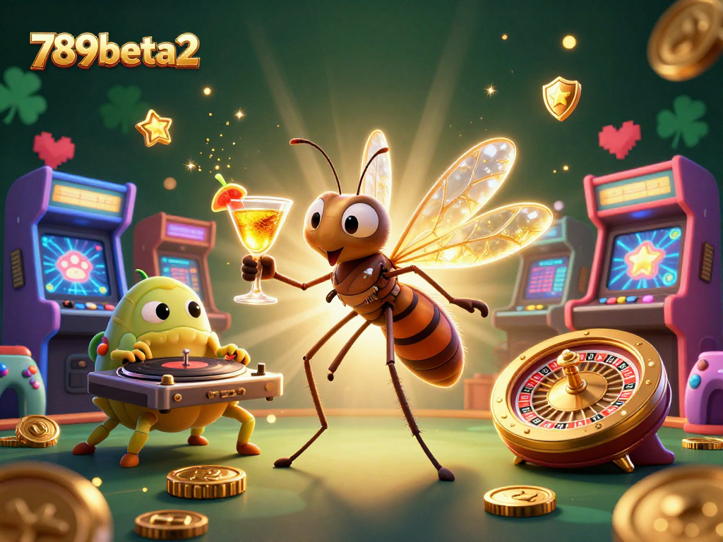 Experience the excitement of 789beta2 with vibrant gambling elements and captivating characters.