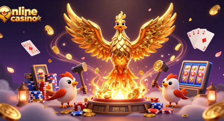 Engage with top-rated online casino adventures featuring a molten phoenix and glowing treasures.