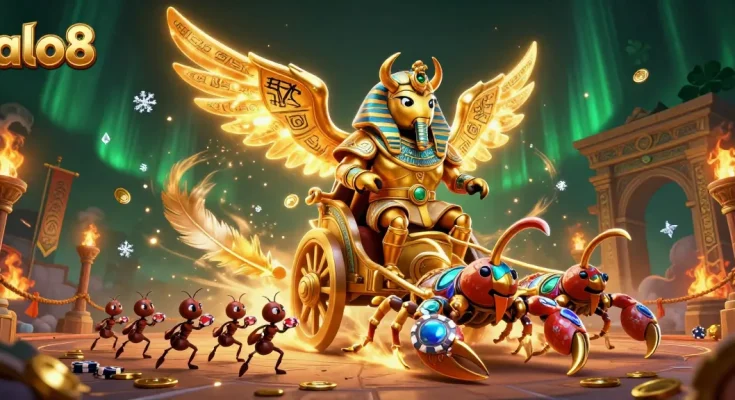 Experience the exciting world of online gaming with alo8, featuring dynamic casino elements and vibrant visuals.