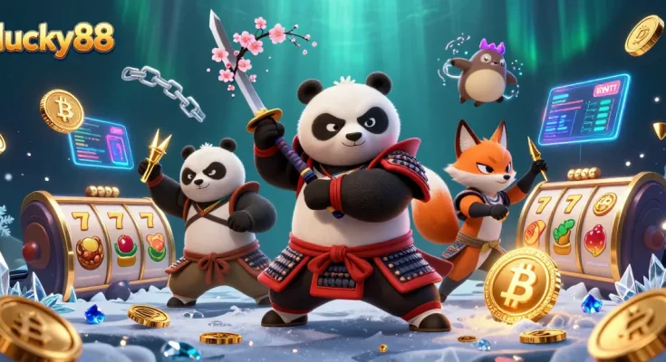 Engage with lucky88 casino themes featuring vibrant samurai panda, ninja fox, and magical tanuki.